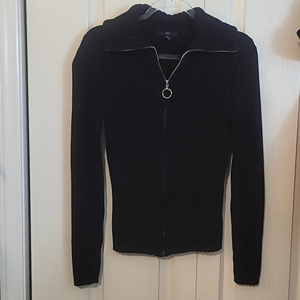 Gap Zip-Up Cardigan Sweater - Medium